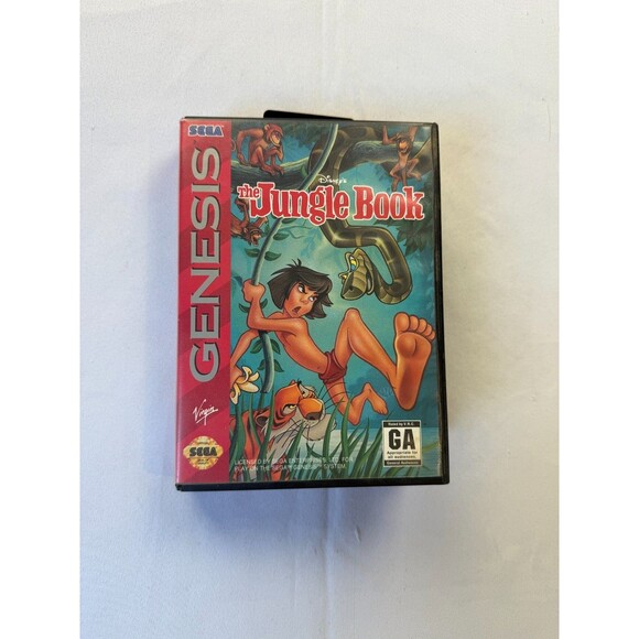 Sega Genesis Disney's The Jungle Book CIB Complete Box - Picture 1 of 5
